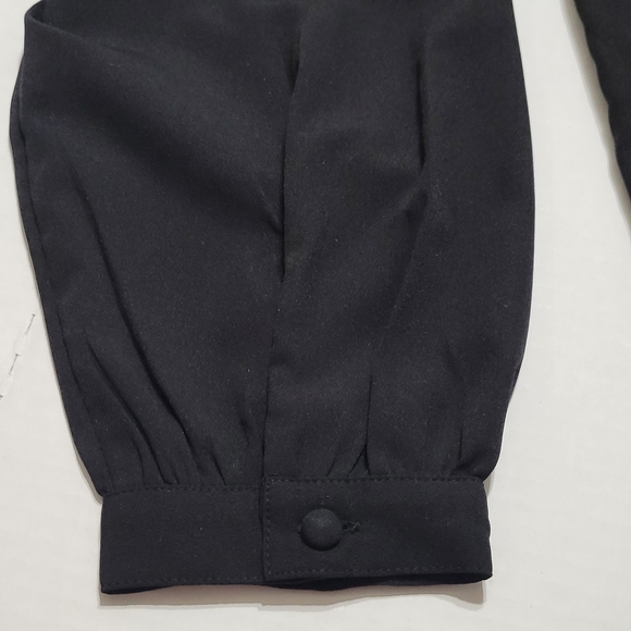 HALOGEN black long sleeve top sz xs - Picture 7 of 14